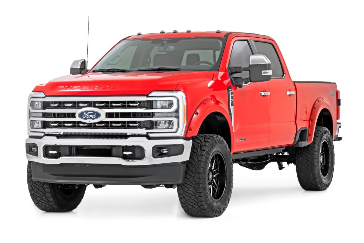 Ford F-250 Super Duty Suspension Lift Kit - Front + Rear - Rough Country - 3 Inch Lift Kit | Diesel Coilover Conversion - '23-'25
